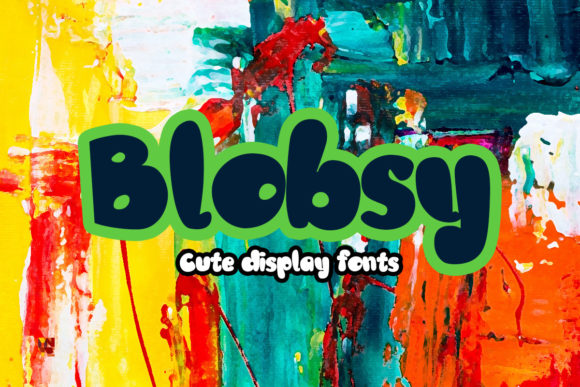 Blobsy: The Retro Display Font for Bold Branding