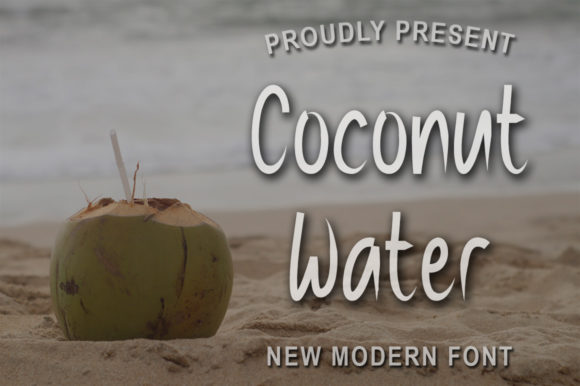 Coconut Water: A Refreshing Approach to Playful Typography