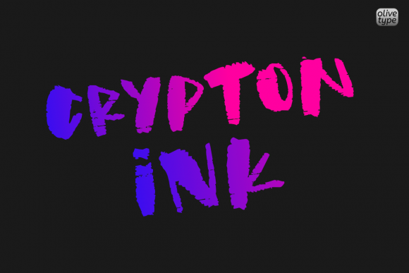 Crypton Ink Font Evaluation
