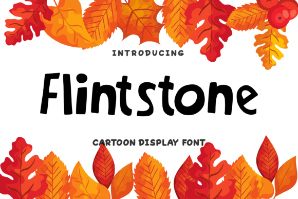Flintstone: A Playful Display Font for Creative Projects