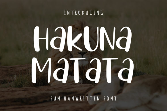 Hakuna Matata: Elevating Design with a Cool, Refreshing Display Font