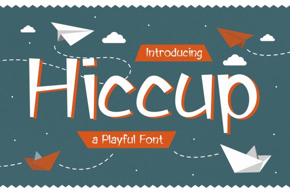 Hiccup: The Adorable Display Font for Whimsical Designs