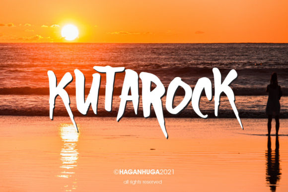 KutaRock: The Brushed Display Font for Urban Design