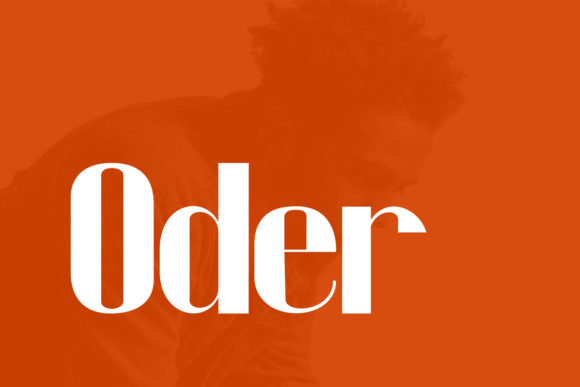 Oder: Elevating Minimalist Design with a Cool, Modern Display Font