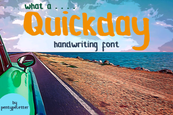 Quickday: The Friendly Display Font for Fun, Readable Design