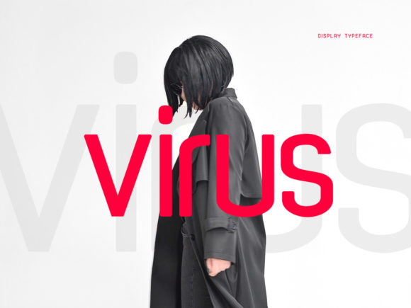 Virus: A Minimal and Modern Display Font for Standout Design
